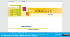 Desktop Screenshot of careers.nais.org