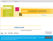 Tablet Screenshot of careers.nais.org